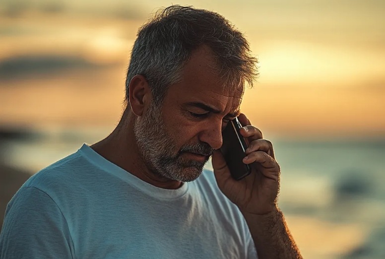Τσάκωσα τον πατέρα μου με μια νεαρή κοπέλα στην παραλία ενώ ήταν «σε επαγγελματικό ταξίδι»
