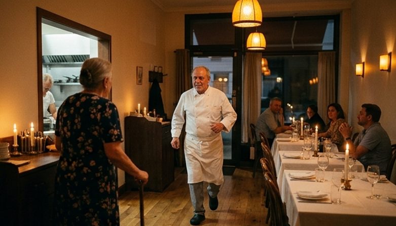 Η οικοδέσποινα είπε στην 78χρονη μητέρα μου ότι ήμασταν «πολύ φτωχοντυμένοι» για να φάμε εκεί — τότε ο ιδιοκτήτης έτρεξε έξω από την κουζίνα