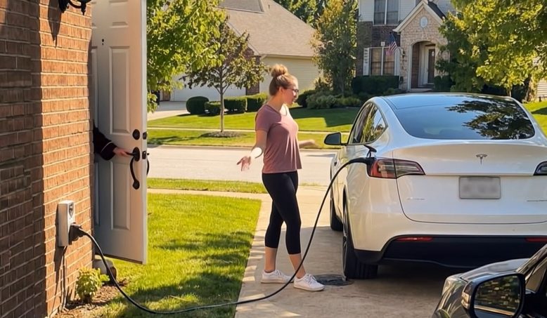 Έπιασα τη γειτόνισσά μου να φορτίζει το Tesla της από το σπίτι μου — Δεν ήταν προετοιμασμένη για ό,τι συνέβη το επόμενο βράδυ