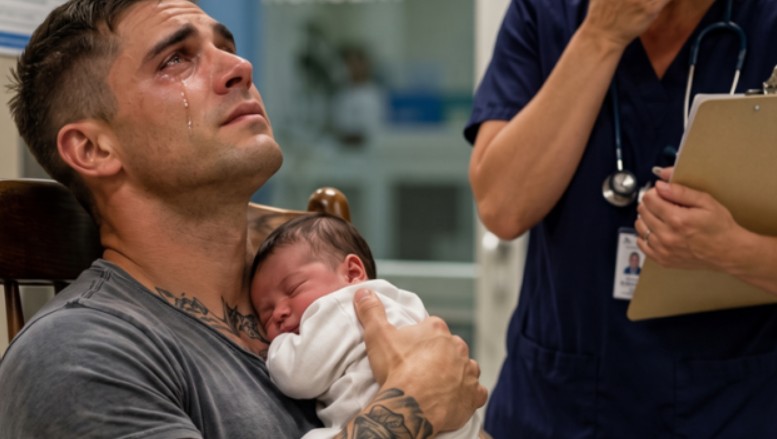 Ένας επιβλητικός βετεράνος ύψους 1,93 μ., με το σώμα του γεμάτο σημάδια από εγκαύματα και τα χέρια του να τρέμουν από παλιά τραύματα, μπήκε στη μονάδα εντατικής νοσηλείας νεογνών μας — και με την πρώτη ματιά έμοιαζε με τον τελευταίο άνθρωπο που θα περίμενε κανείς να παρηγορήσει ένα νεογέννητο.